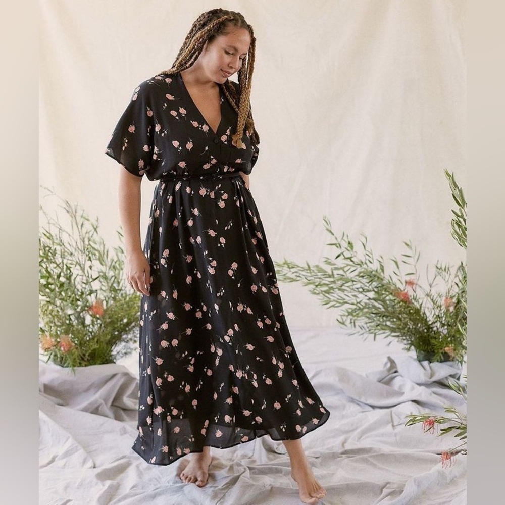 Christy Dawn The Lottie Dress - Coral Bloom / NEW